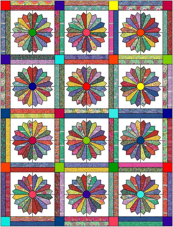 Easy Dresden Plate